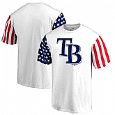 Men's Tampa Bay Rays Fanatics Branded Stars & Stripes T-Shirt White FengYun,baseball caps,new era cap wholesale,wholesale hats